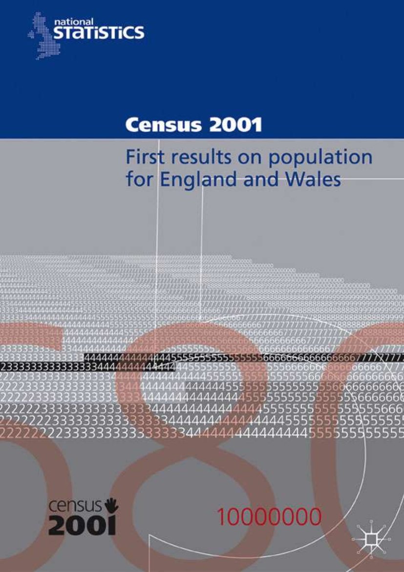 Census 2001: First Results on Population for England and Wales