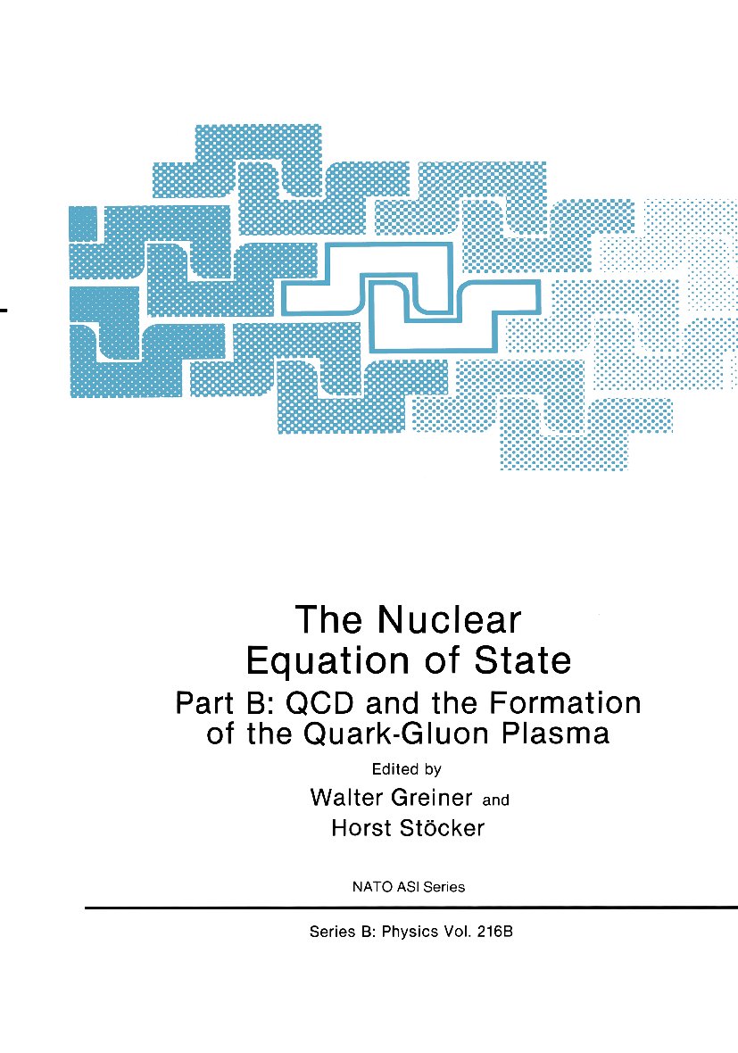 The Nuclear Equation of State: Part B