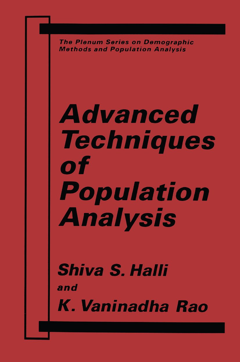 The Springer Series on Demographic Methods and Population Analysis