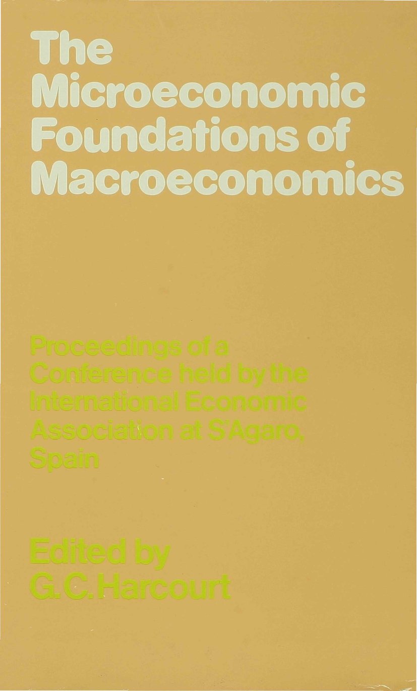 The Microeconomic Foundations of Macroeconomics