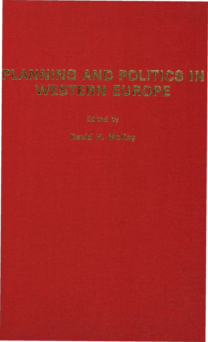 Planning and Politics in Western Europe