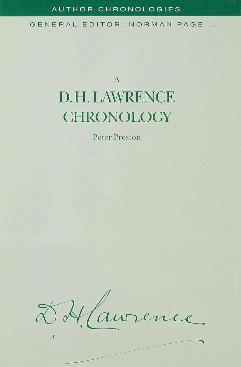 Author Chronologies Series