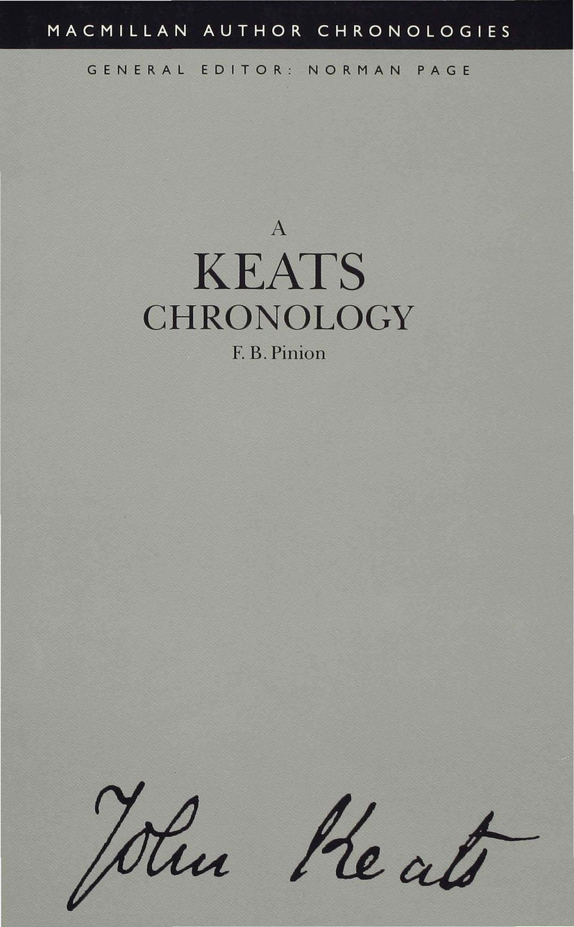 Author Chronologies Series