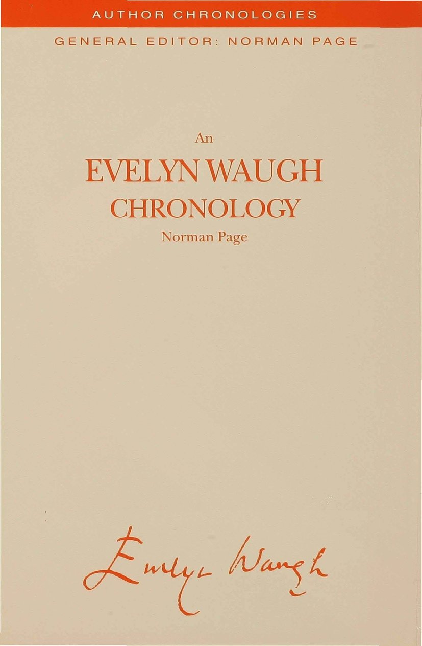 Author Chronologies Series