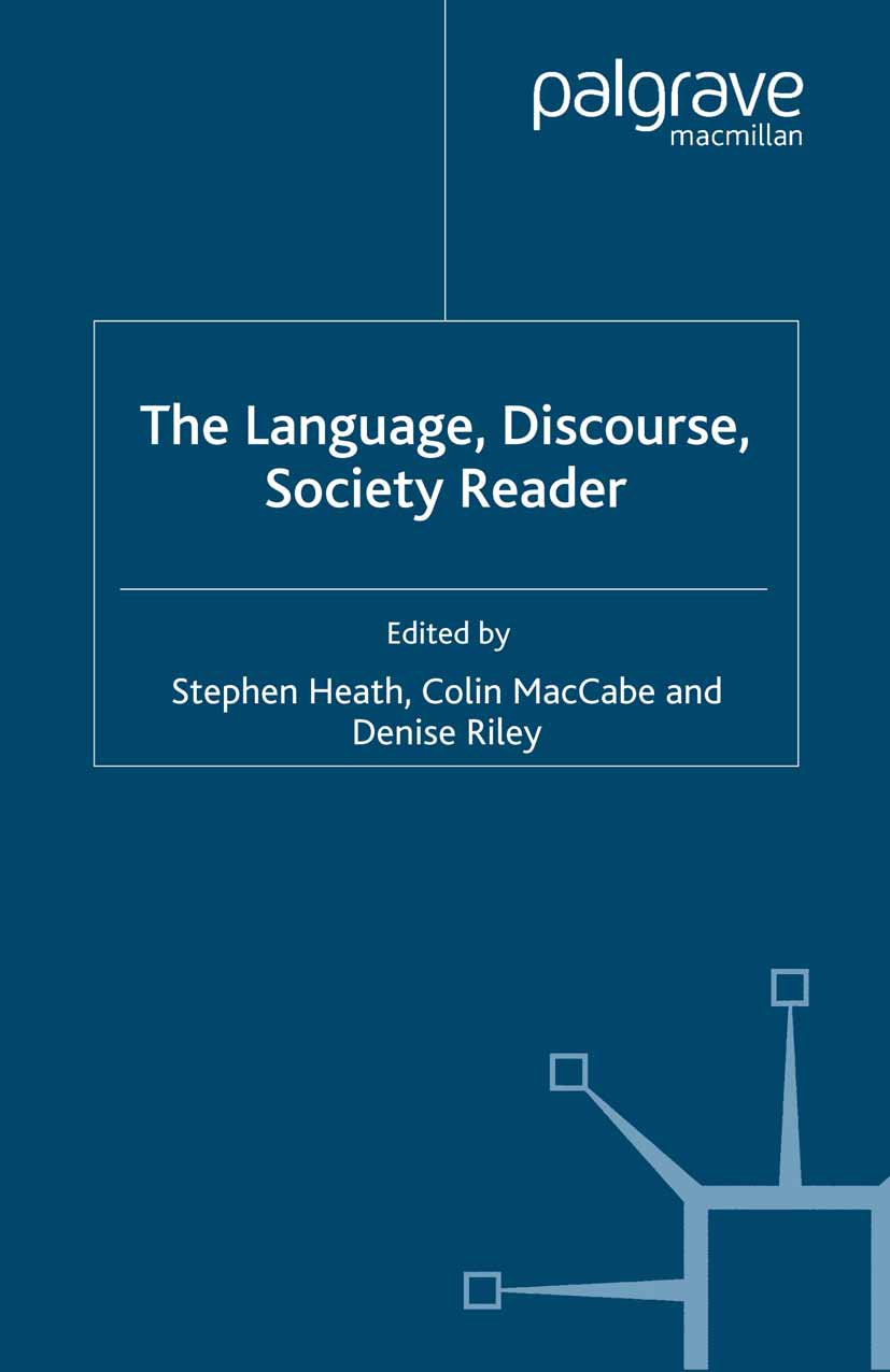 Language, Discourse, Society