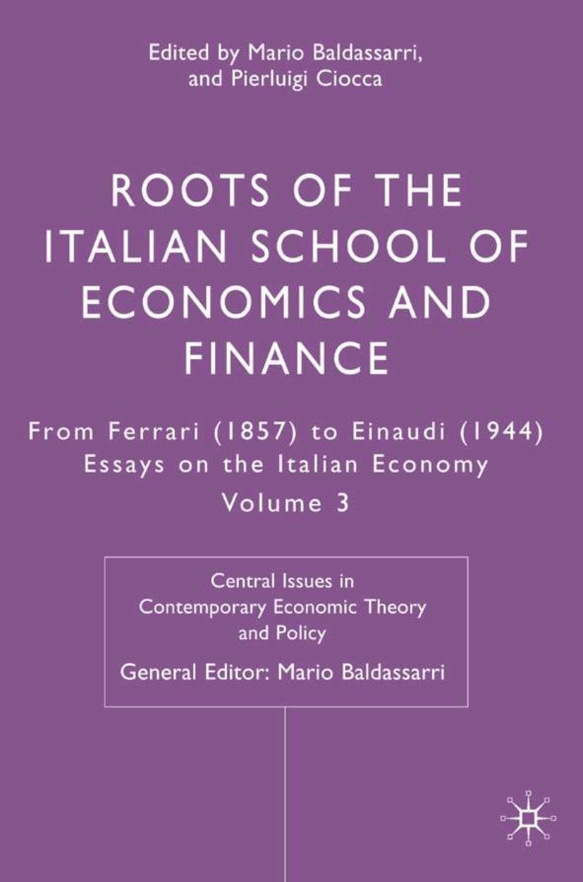 Central Issues in Contemporary Economic Theory and Policy