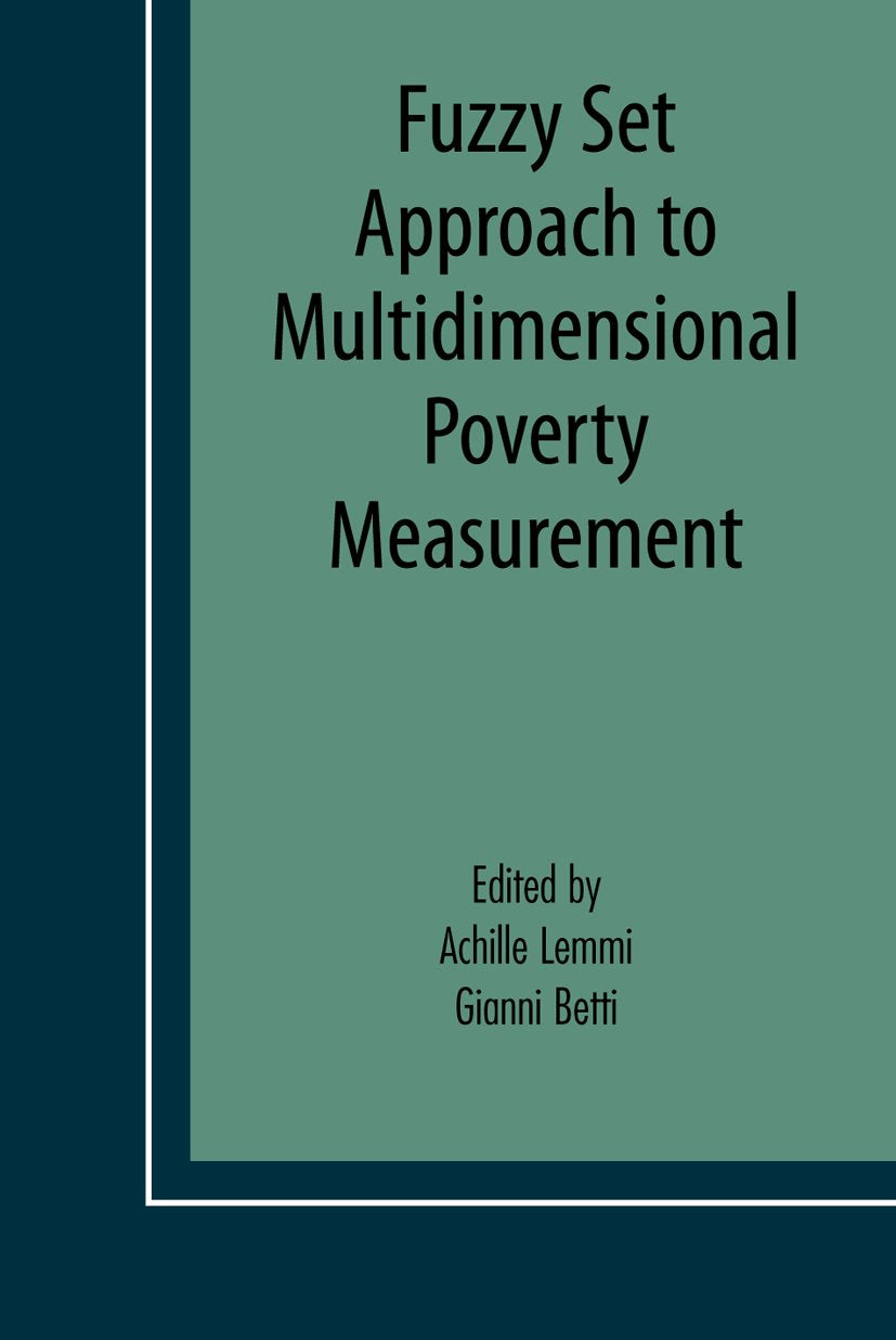 Economic Studies in Inequality, Social Exclusion and Well-Being