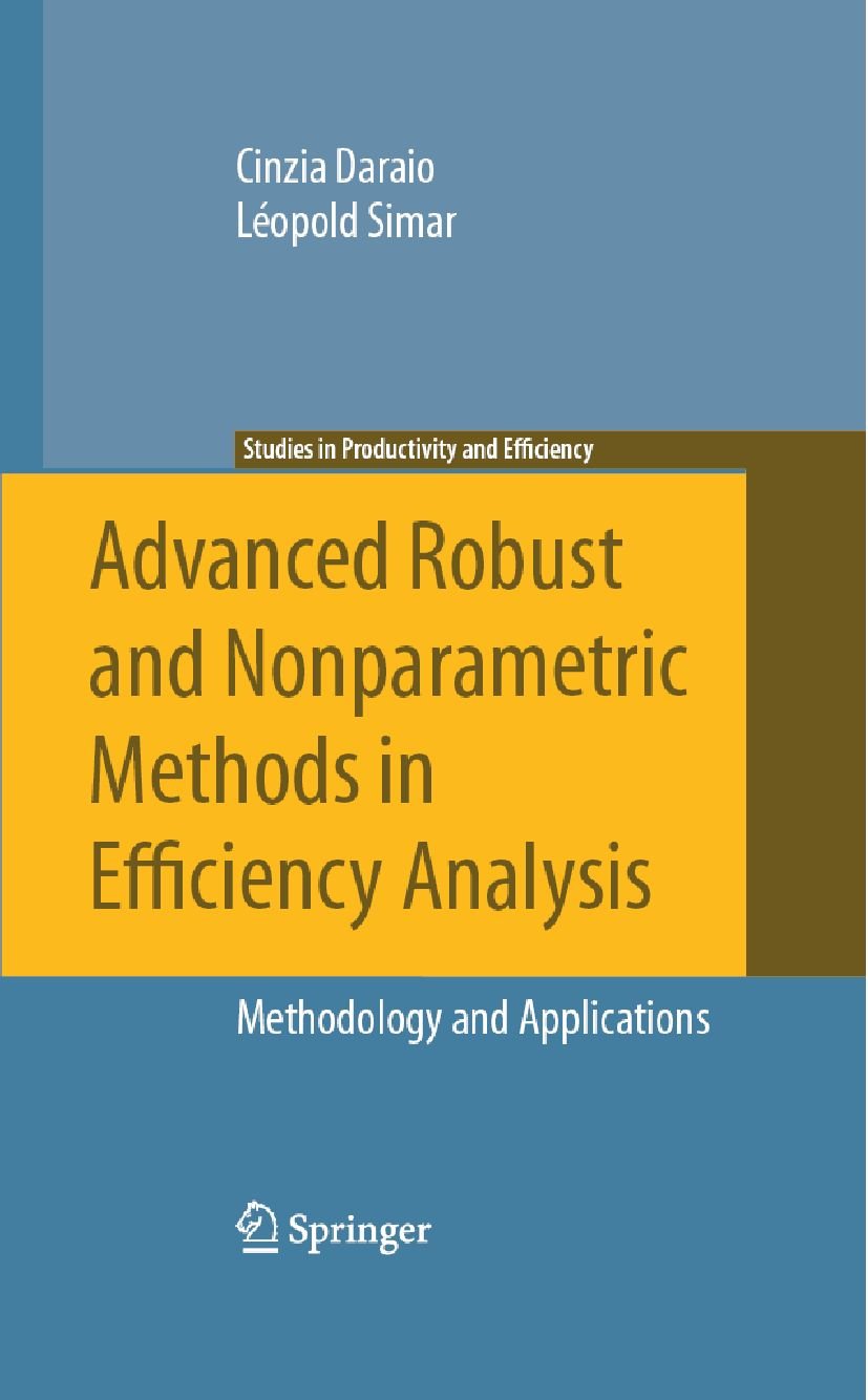 Studies in Productivity and Efficiency