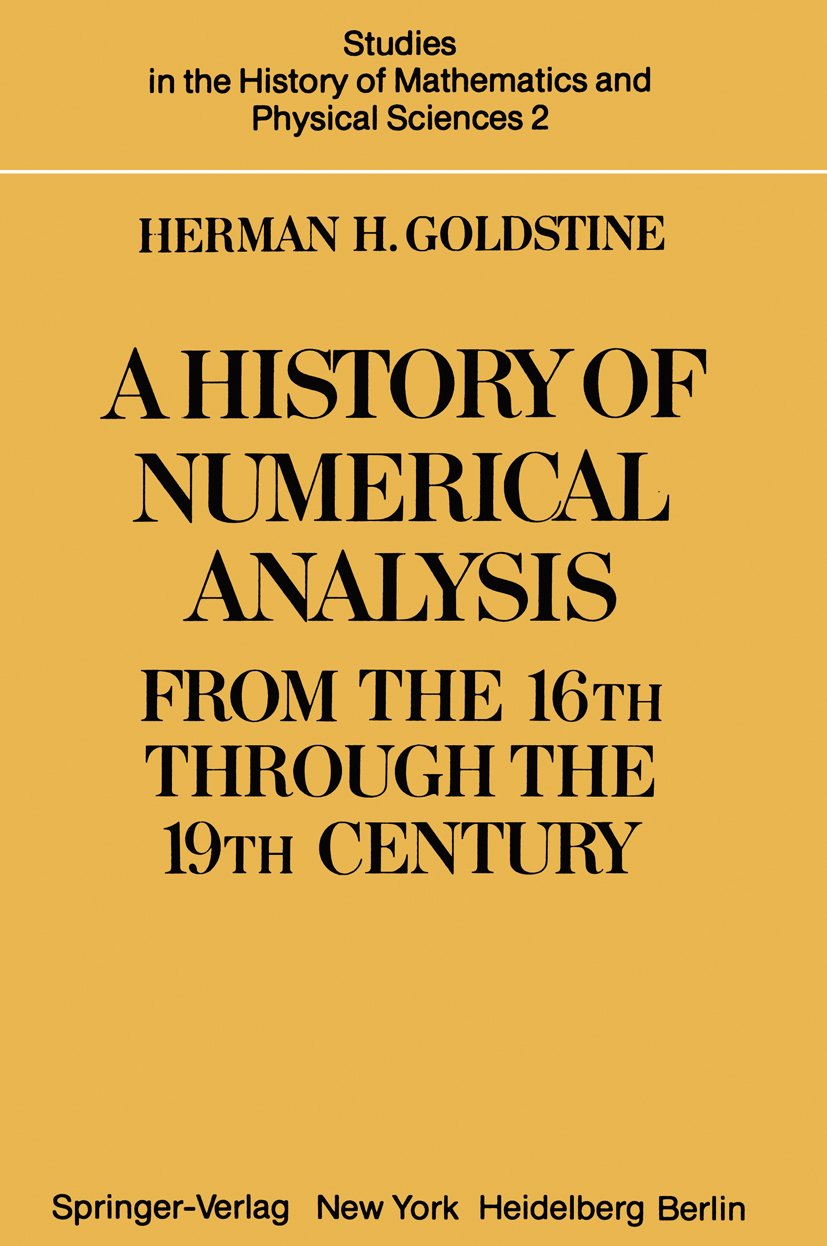 Studies in the History of Mathematics and Physical Sciences