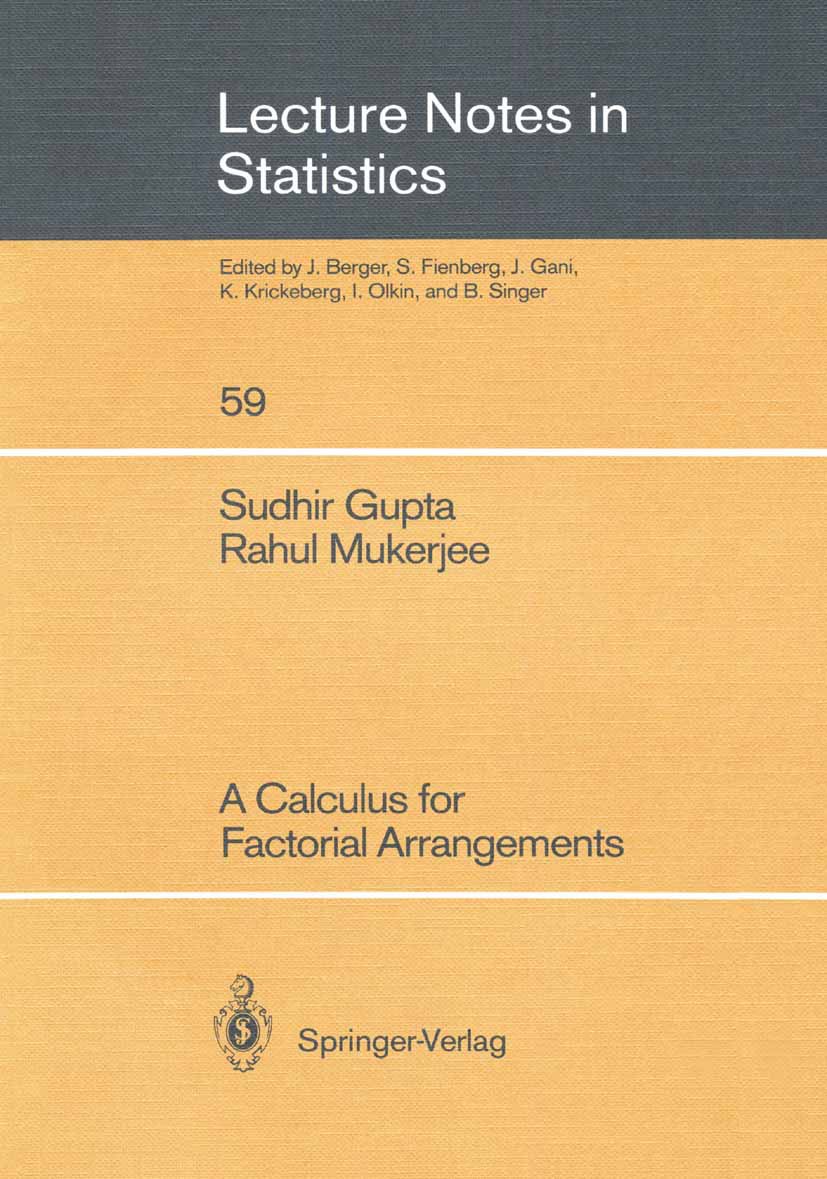 Lecture Notes in Statistics