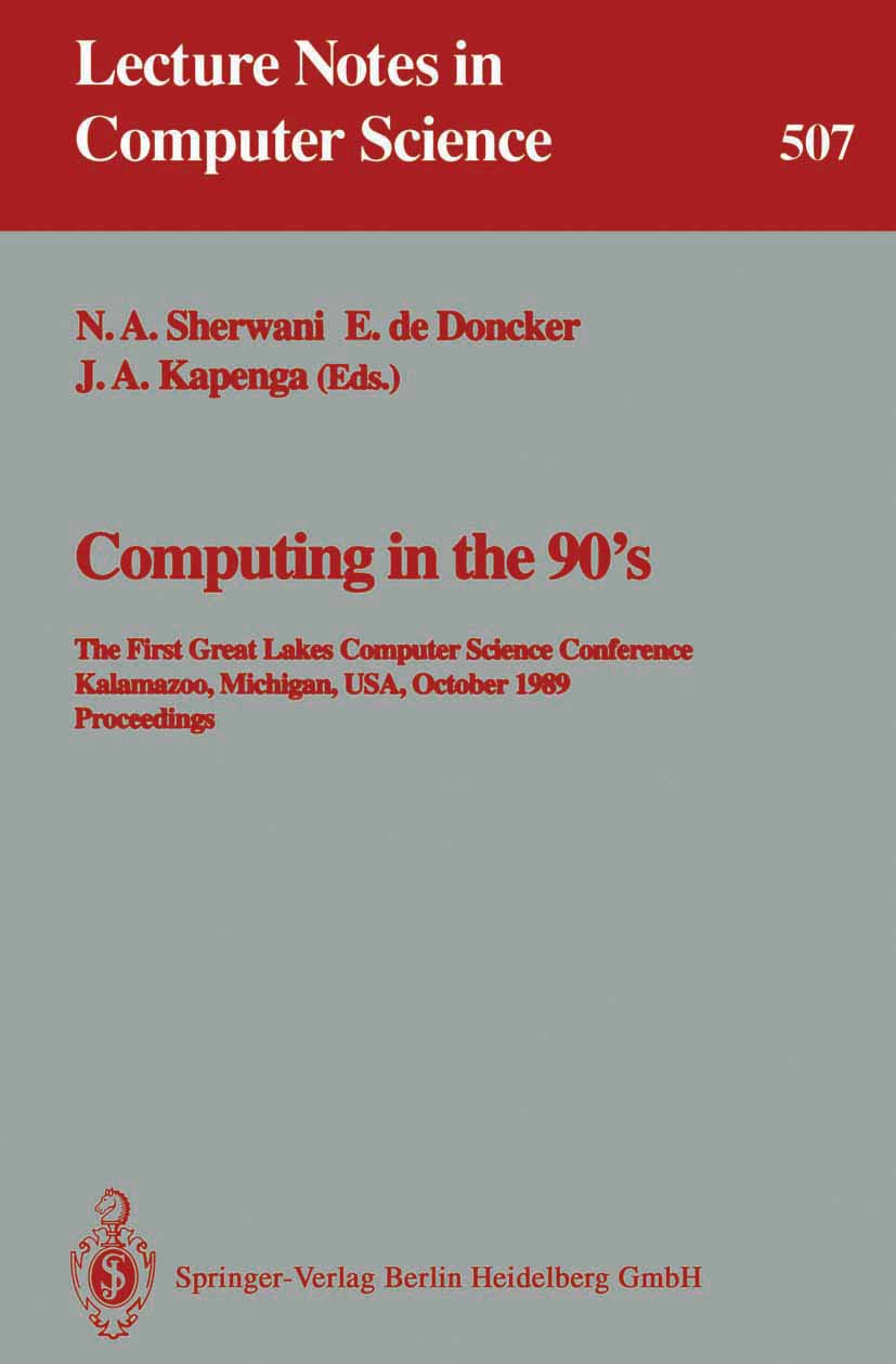 Lecture Notes in Computer Science