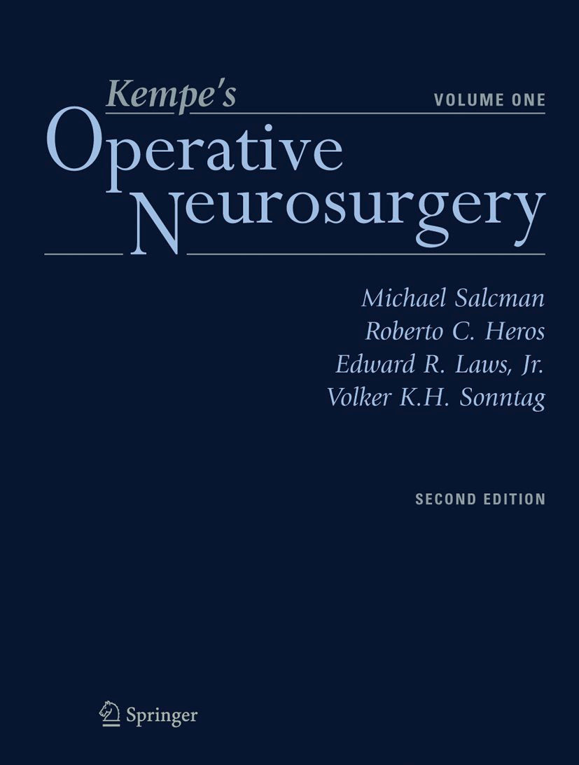 Kempe's Operative Neurosurgery. Volume One