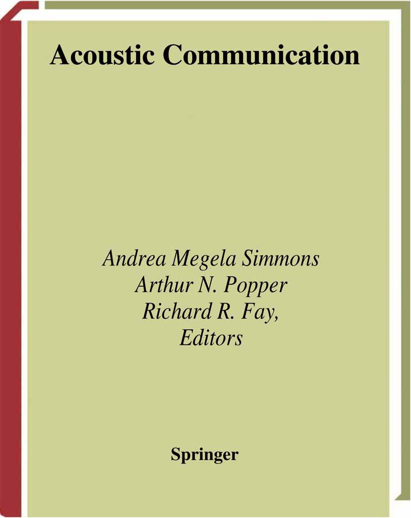 Springer Handbook of Auditory Research