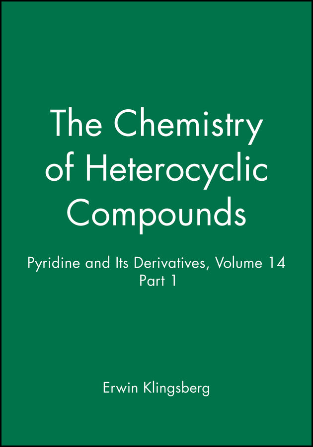 Pyridine and Its Derivatives, Volume 14, Part 1