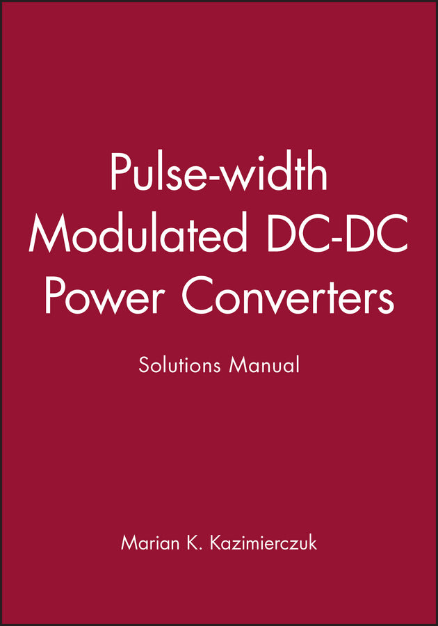 Pulse-width Modulated DC-DC Power Converters