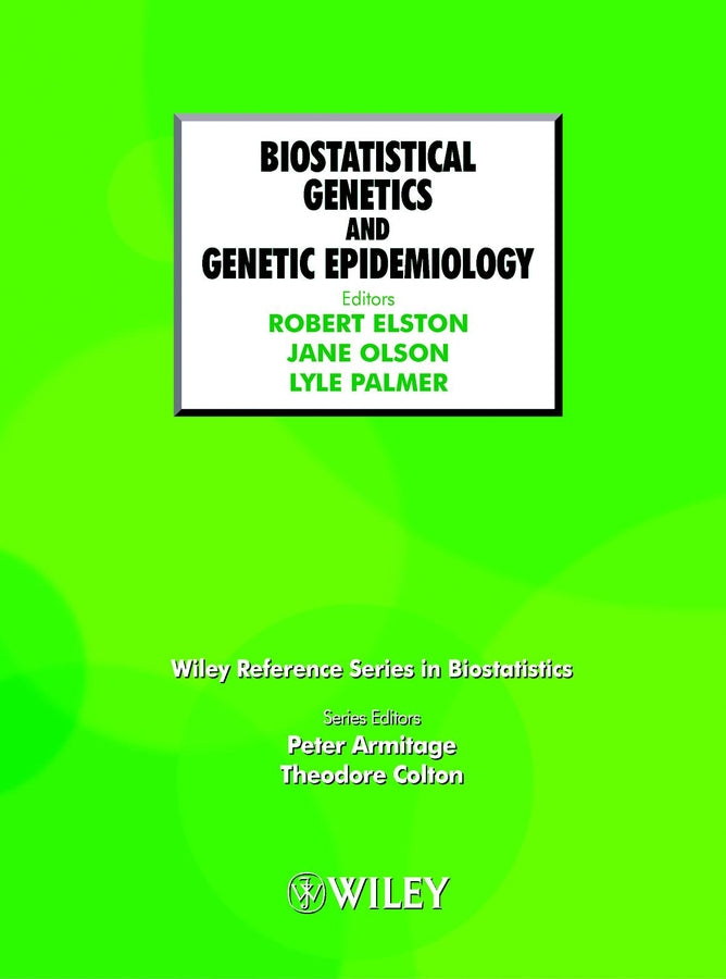 Wiley Reference Collection in Biostatistics, 3 Volume Set