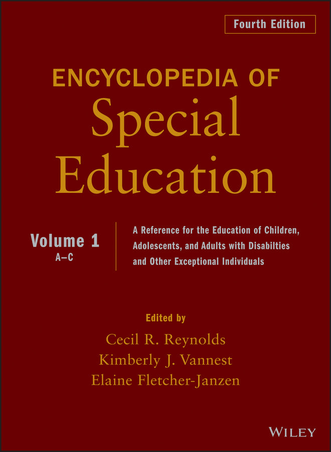 Encyclopedia of Special Education, Volume 1