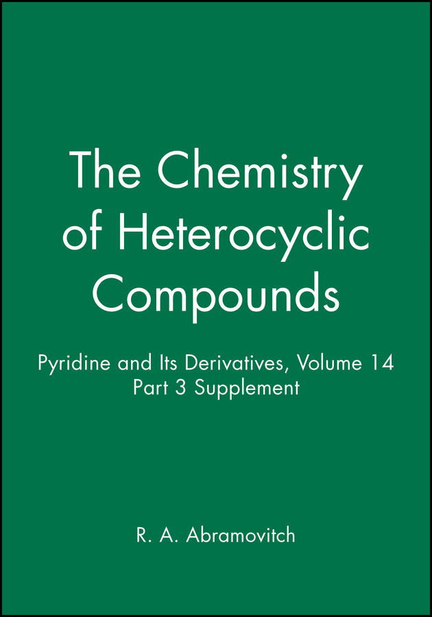 Pyridine and Its Derivatives, Volume 14, Part 3 Supplement