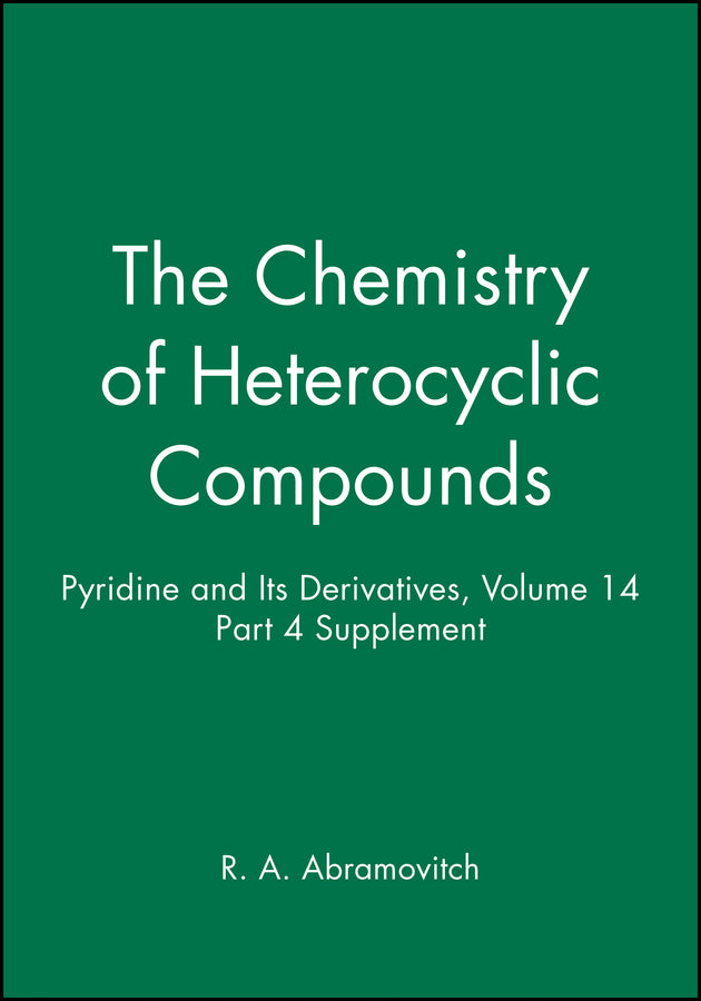 Pyridine and Its Derivatives, Volume 14, Part 4 Supplement
