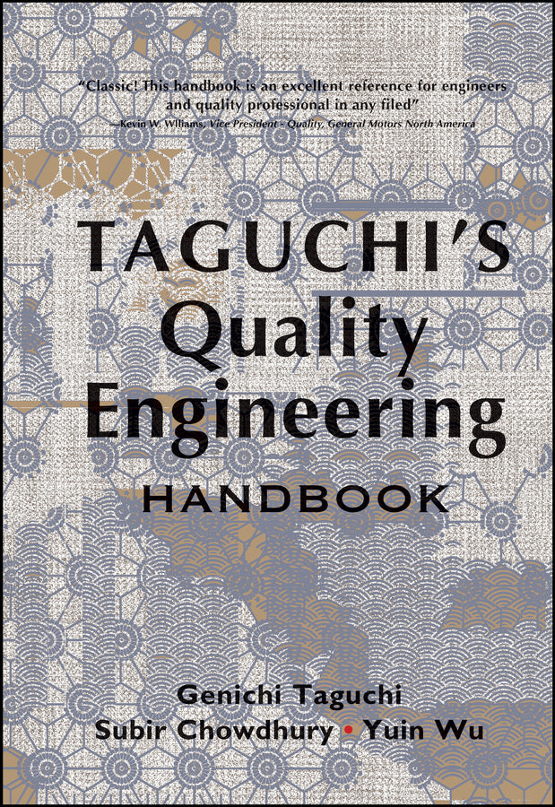 Taguchi's Quality Engineering Handbook