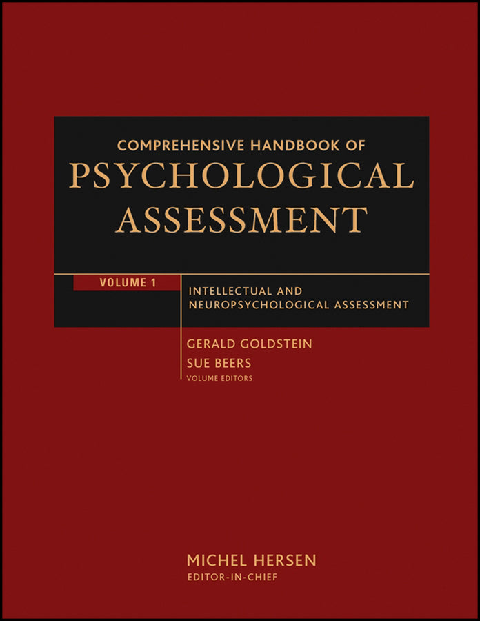 Comprehensive Handbook of Psychological Assessment, Volume 1