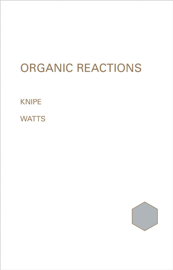 Organic Reaction Mechanisms 1999