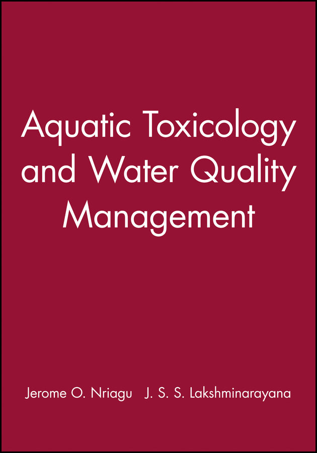 Aquatic Toxicology and Water Quality Management
