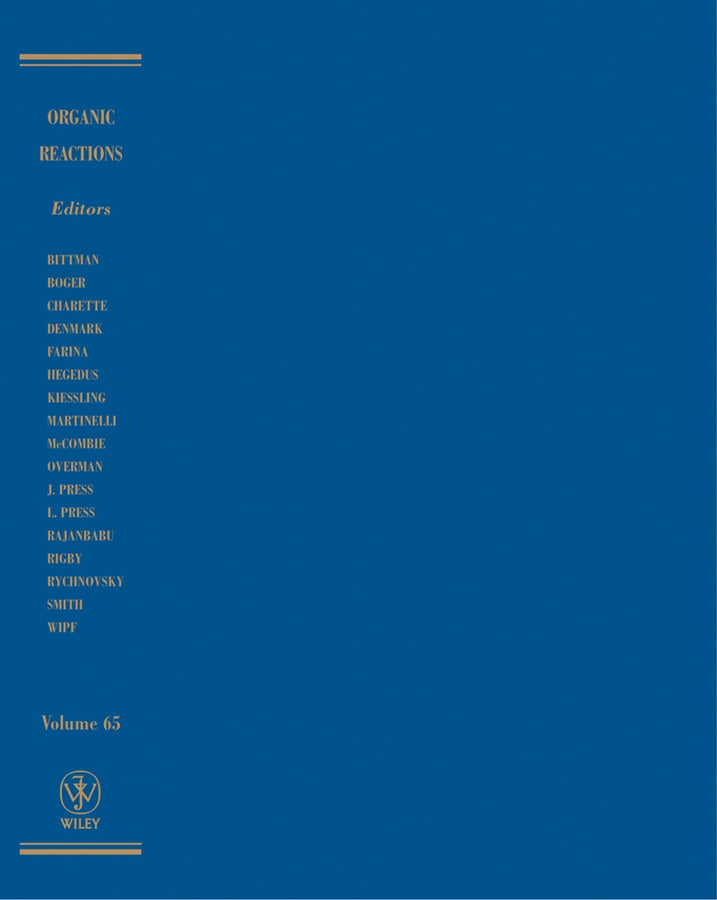 Organic Reactions, Volume 65