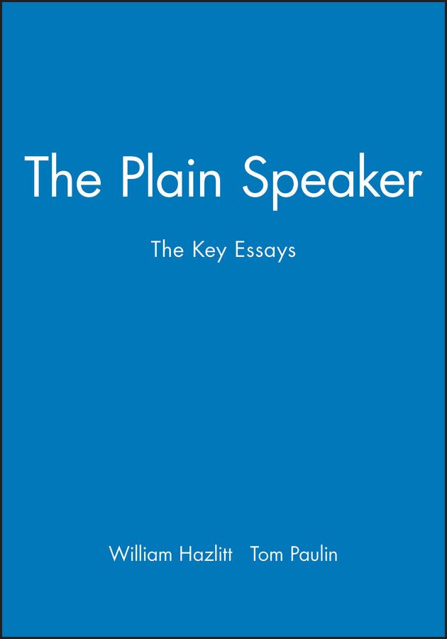 The Plain Speaker