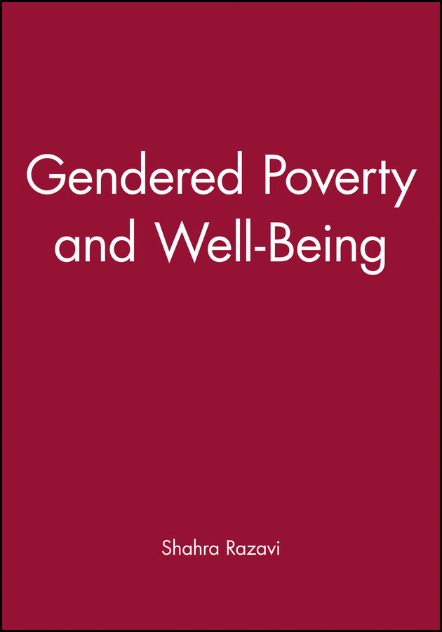 Gendered Poverty and Well-Being