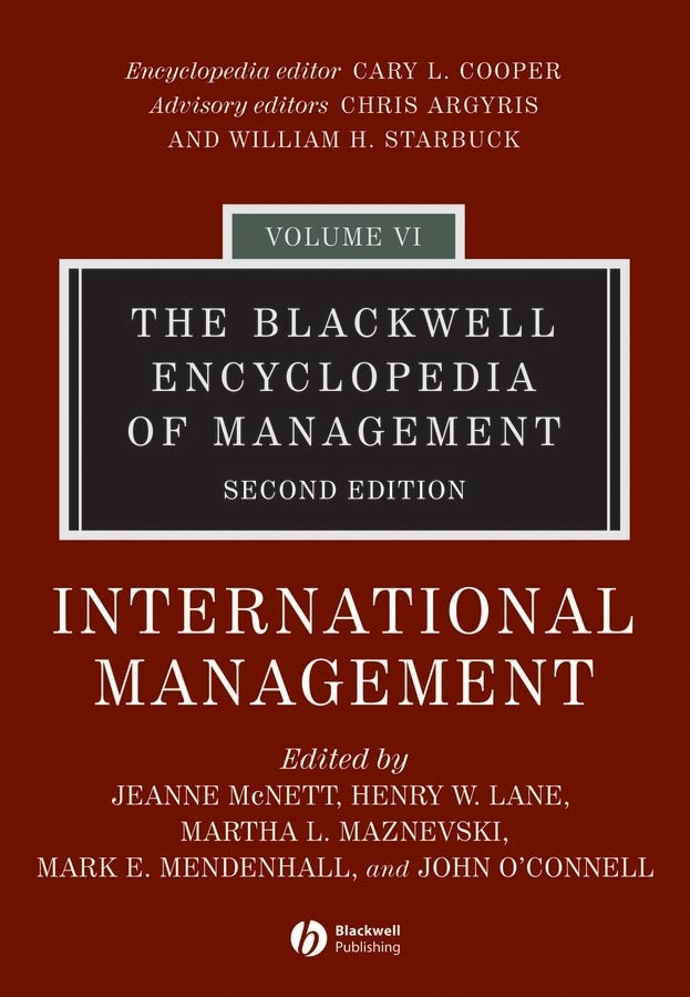 The Blackwell Encyclopedia of Management, International Management