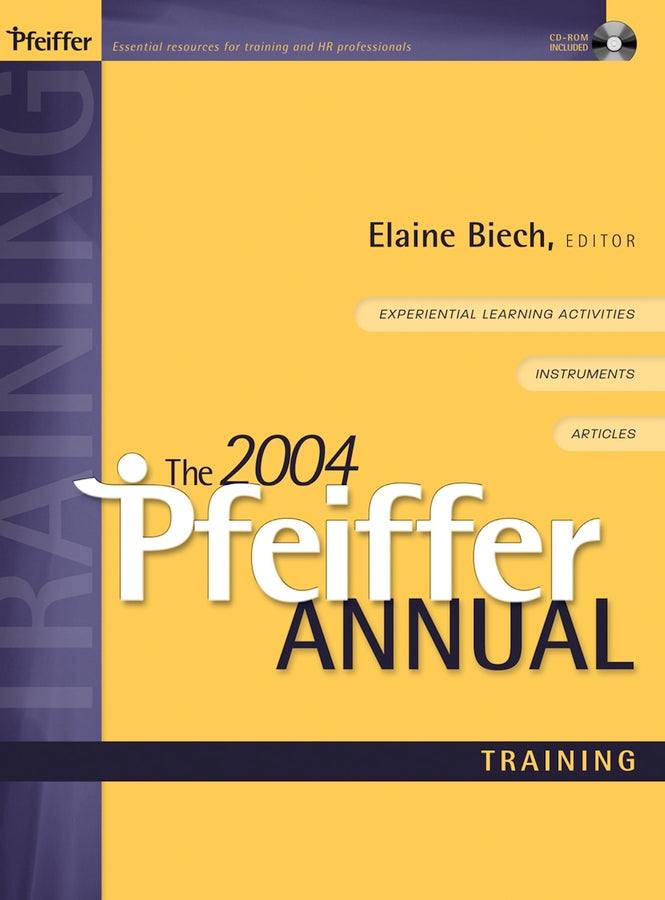 The 2004 Pfeiffer Annual: Training CD