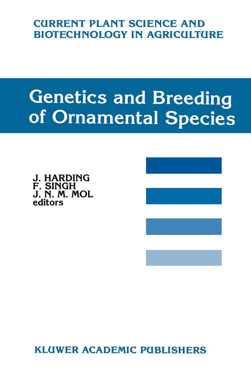 Current Plant Science and Biotechnology in Agriculture