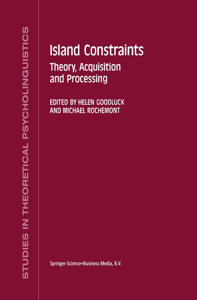 Studies in Theoretical Psycholinguistics