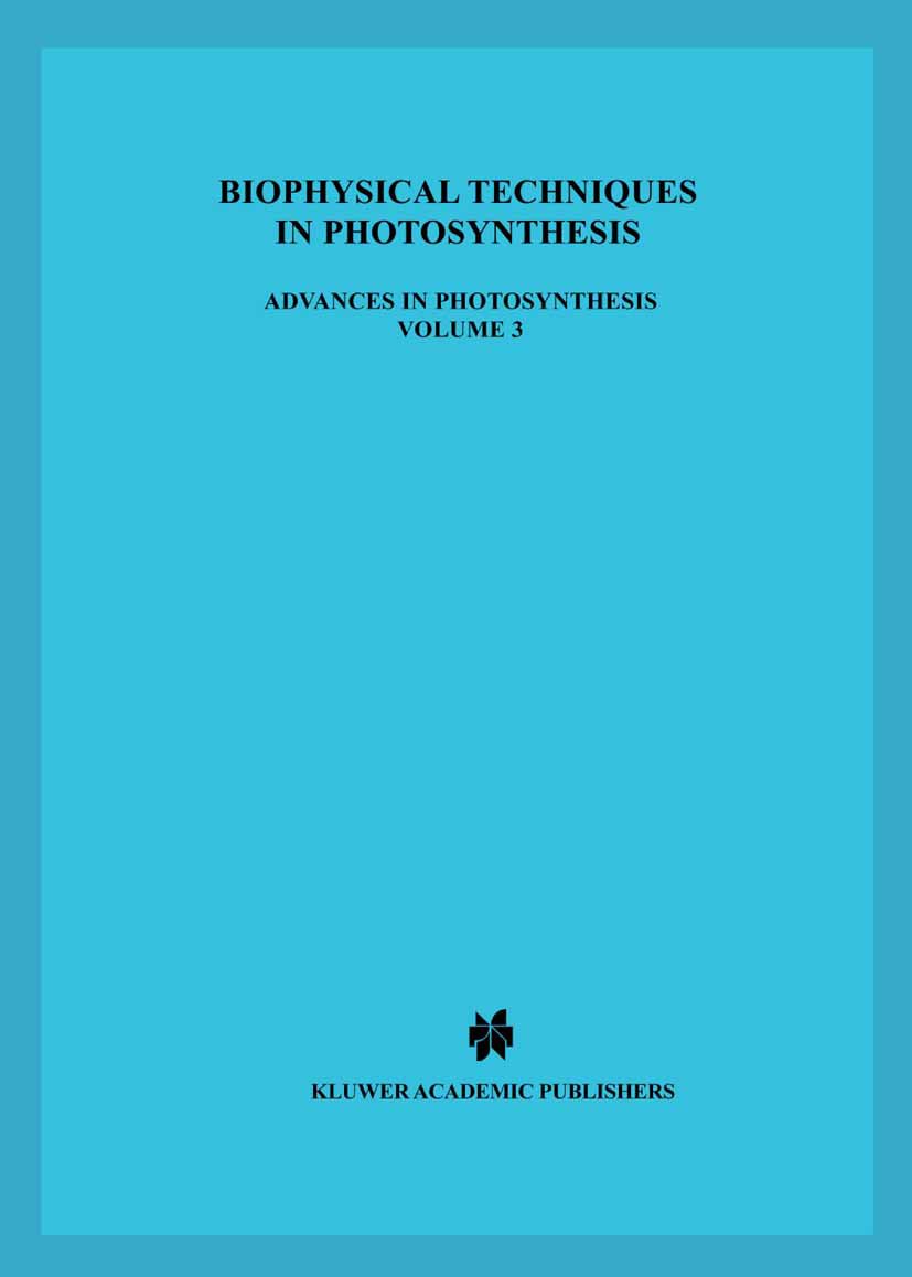Biophysical Techniques in Photosynthesis