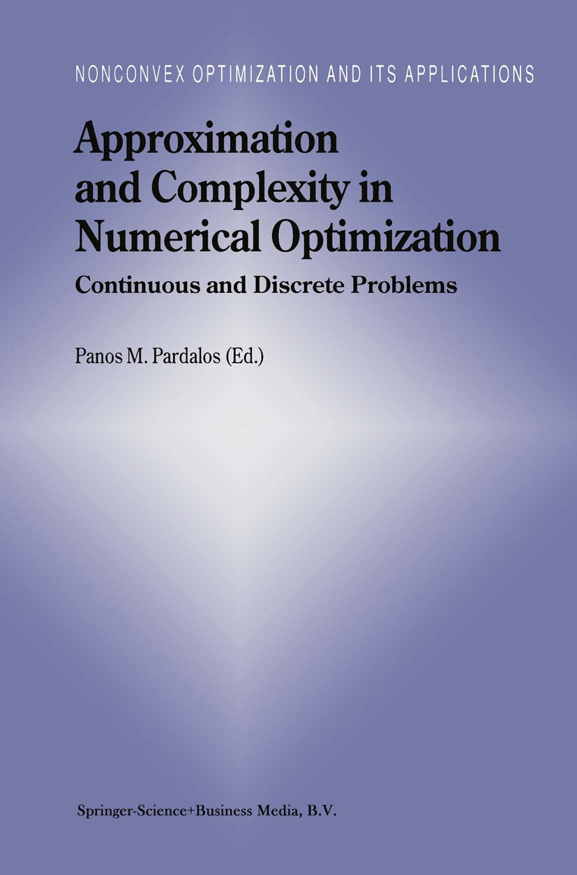 Nonconvex Optimization and Its Applications