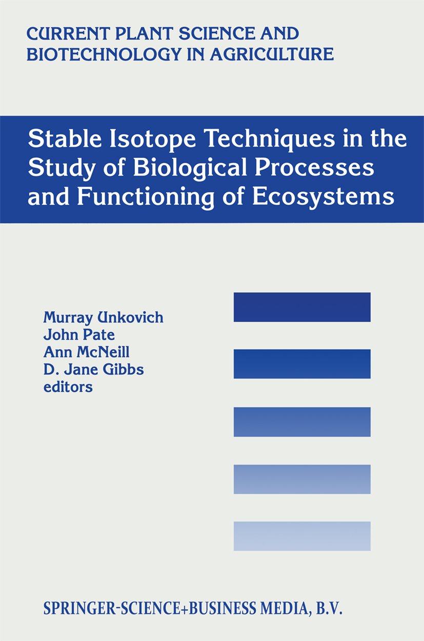 Current Plant Science and Biotechnology in Agriculture