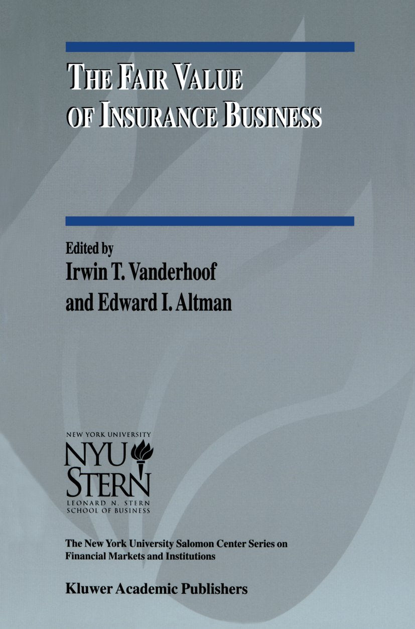 The New York University Salomon Center Series on Financial Markets and Institutions