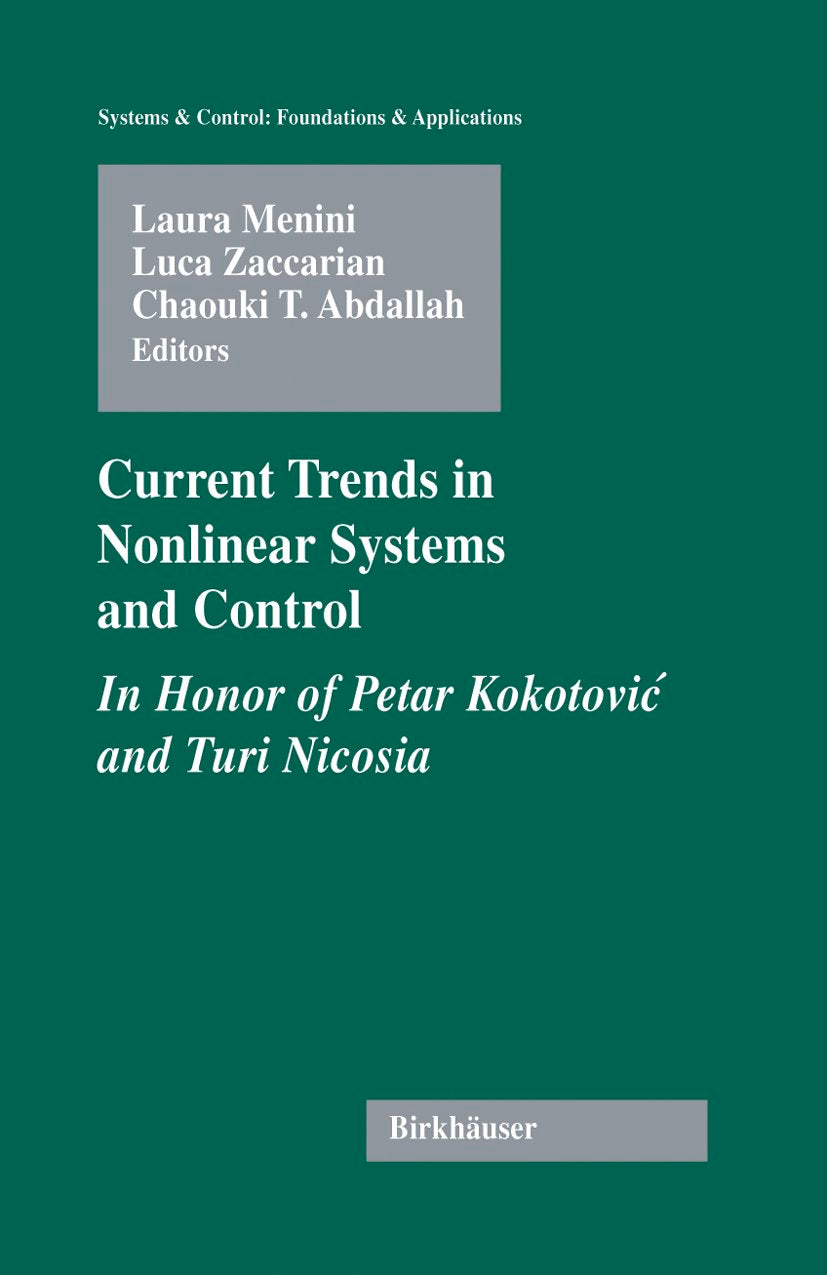 Systems & Control: Foundations & Applications