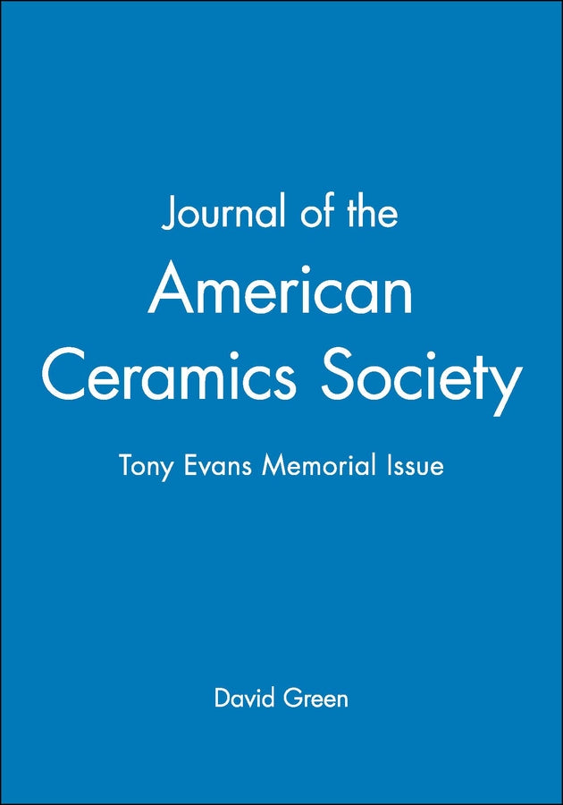 Journal of the American Ceramics Society