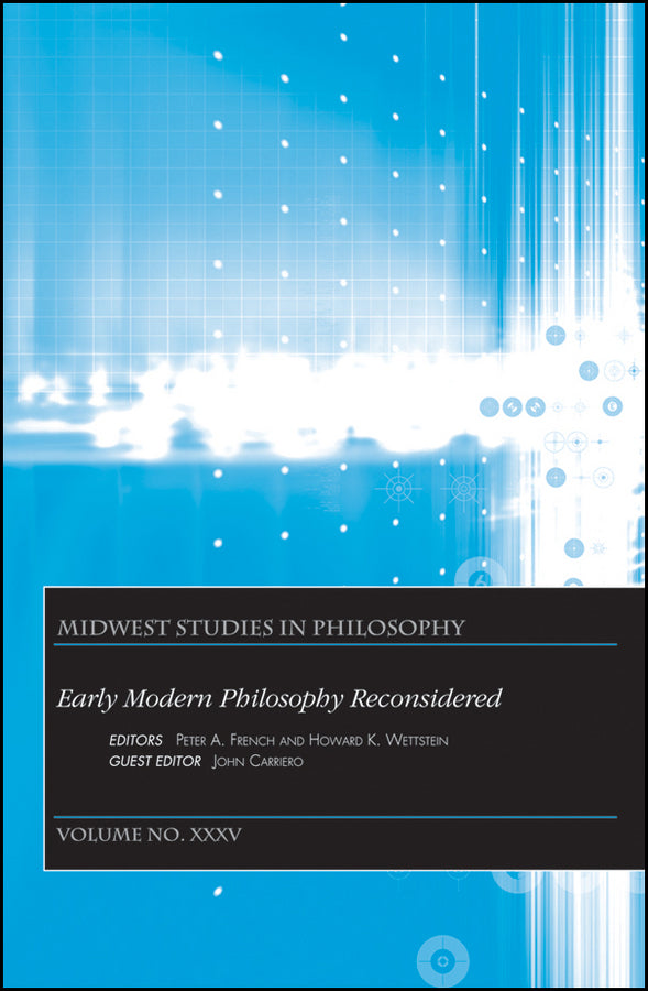 Early Modern Philosophy Reconsidered, Volume XXXV