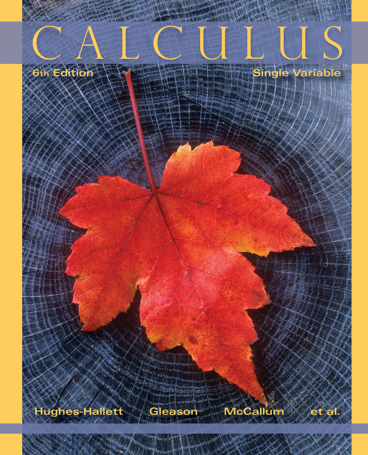 Calculus: Single Variable 6e + WileyPLUS Registration Card