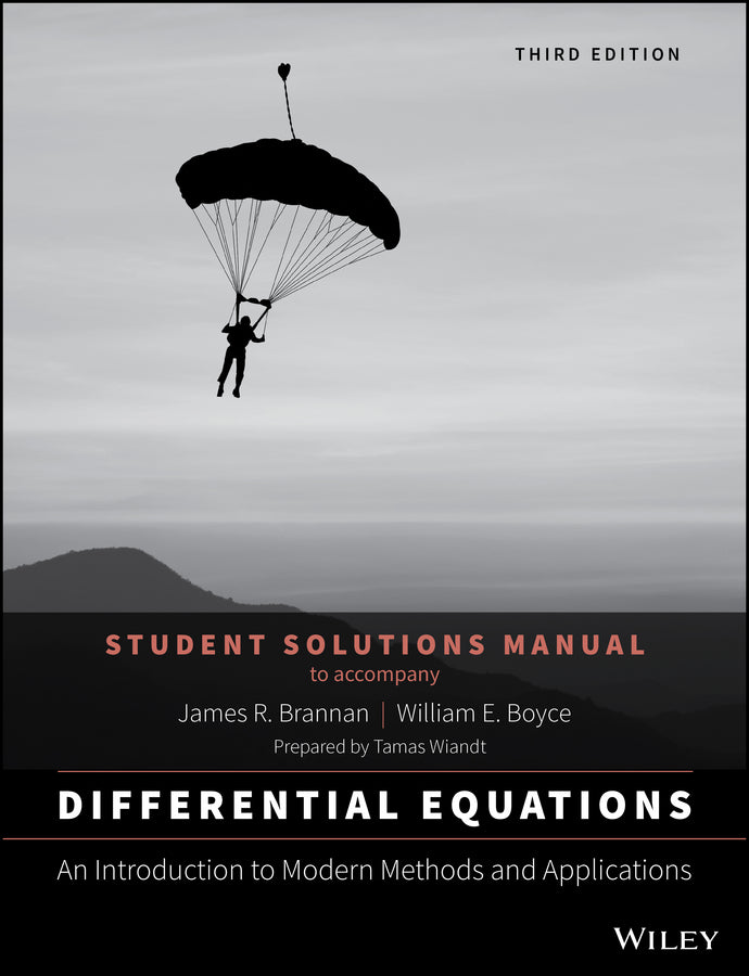 Differential Equations, Student Solutions Manual