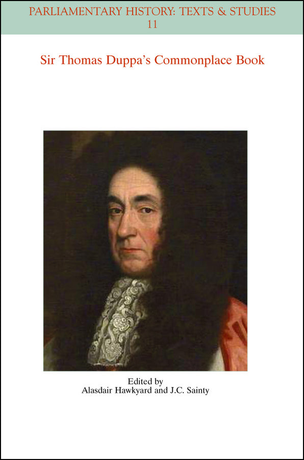 The Commonplace Book of Sir Thomas Duppa