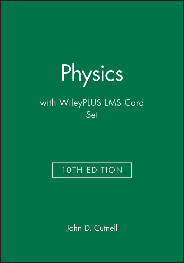 Physics, 10e with WileyPLUS LMS Card Set