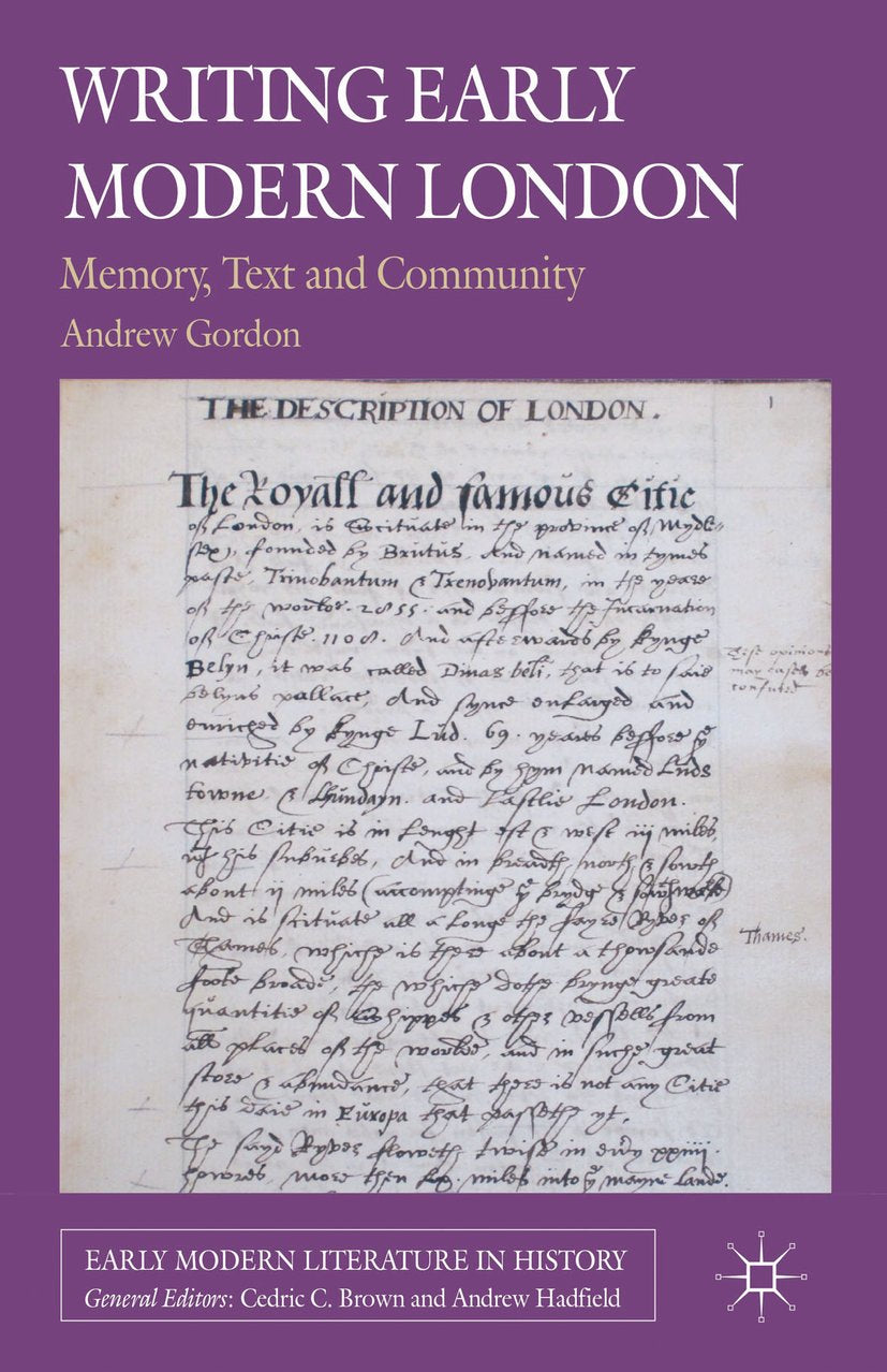 Early Modern Literature in History