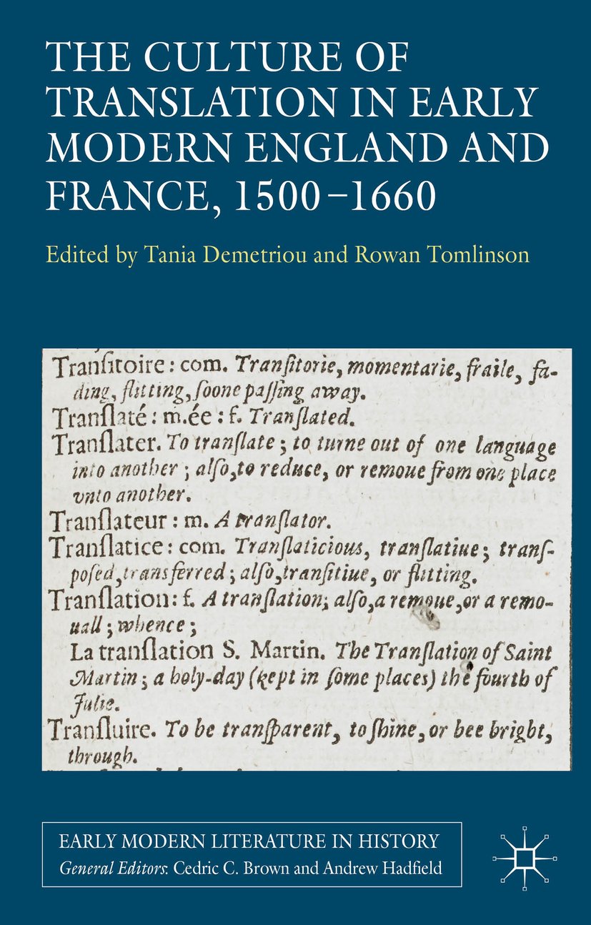 Early Modern Literature in History
