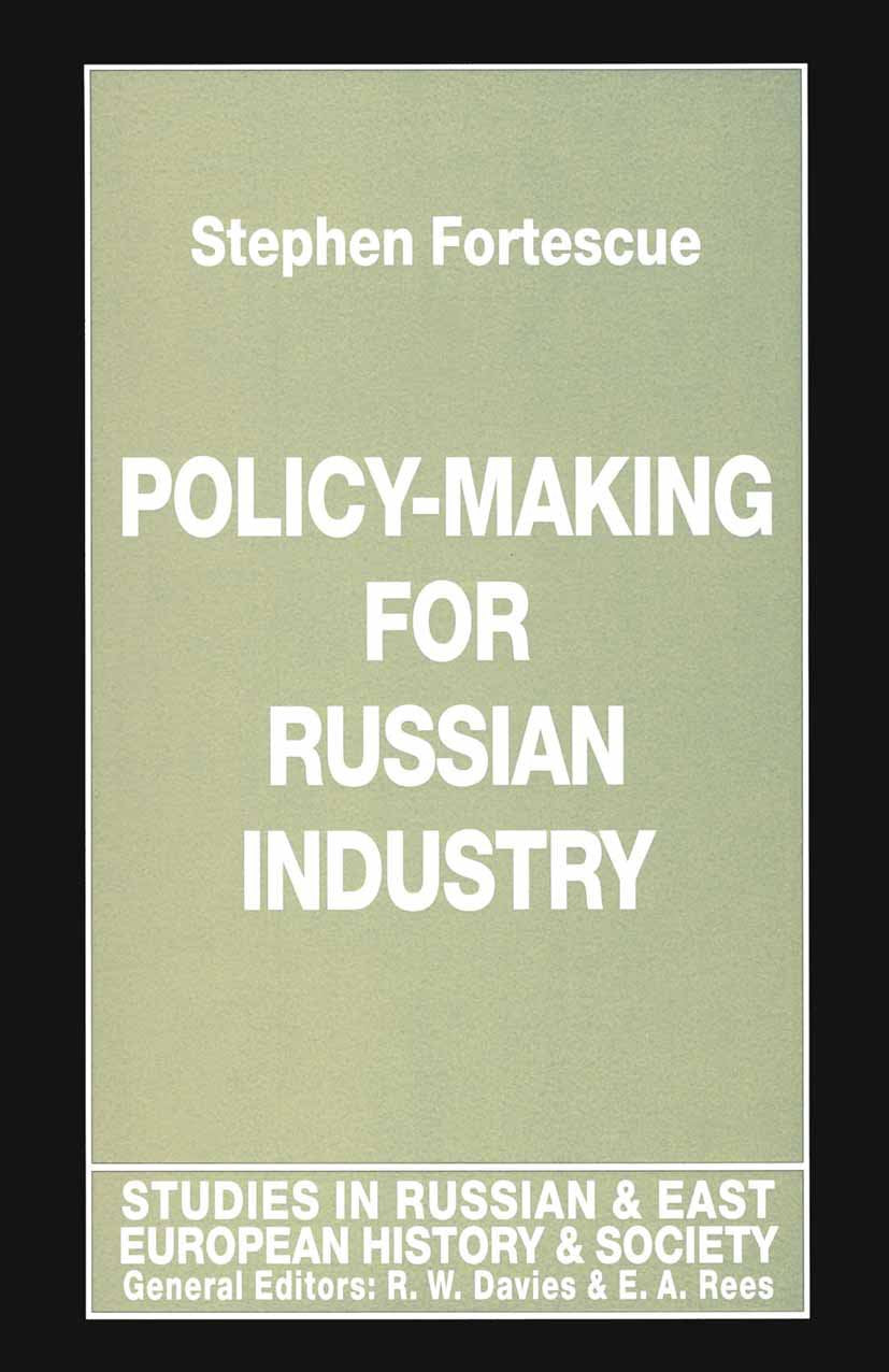 Studies in Russian and East European History and Society