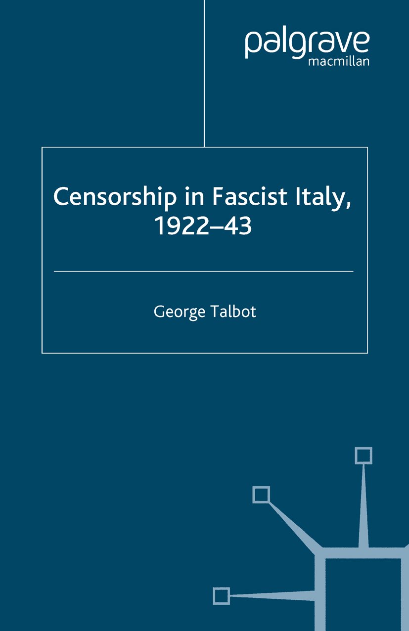 Censorship in Fascist Italy, 1922-43