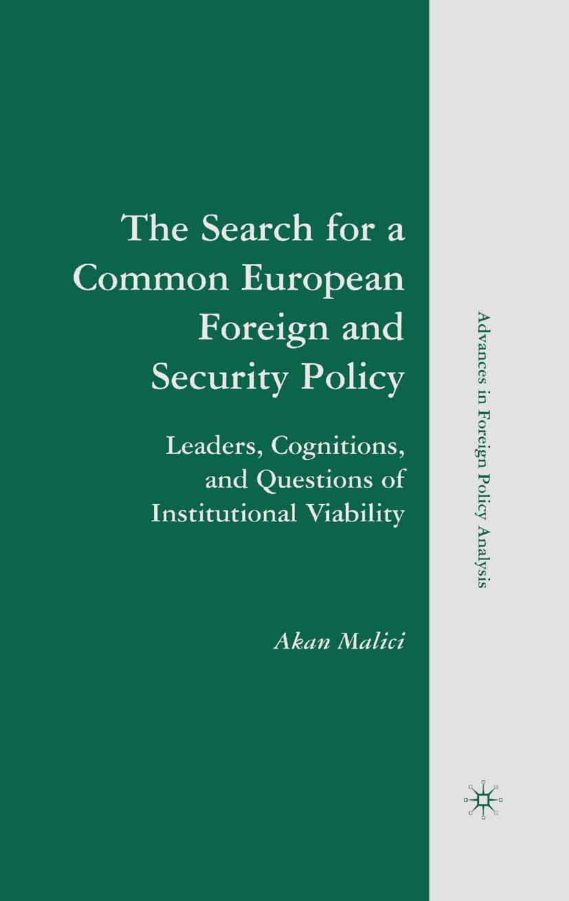 Advances in Foreign Policy Analysis